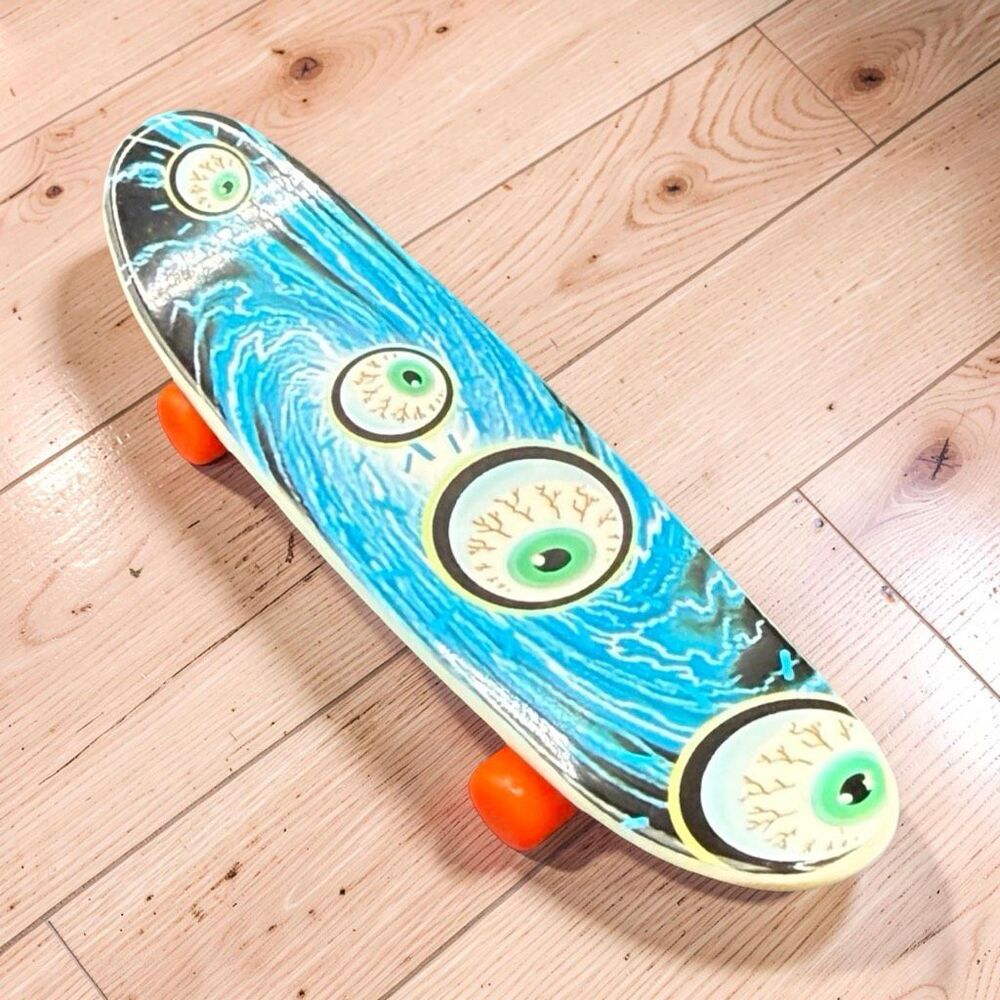 1990s Vintage Heroin Skateboard Street Baller Tech Deck Fingerboard Toy A58